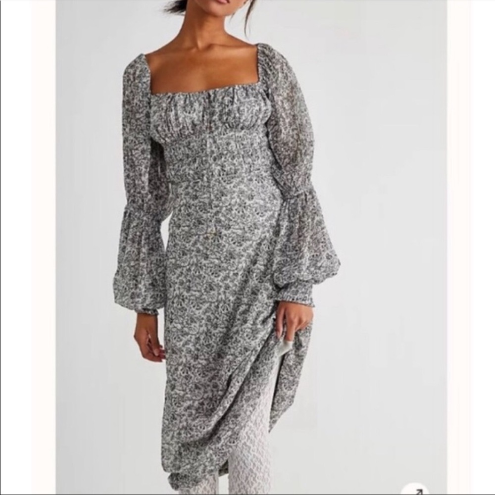 FREE PEOPLE AGLOW MIDI DRESS